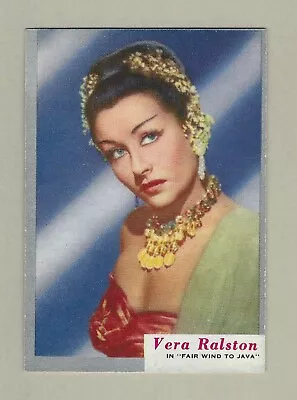 1953 Who-z-at Stars Card #10 Vera Ralston  Exnm • $0.99
