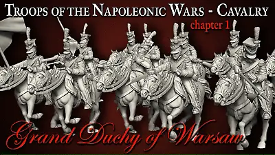 Napoleonic Polish Cavalry - 3D Printed Figures • £7