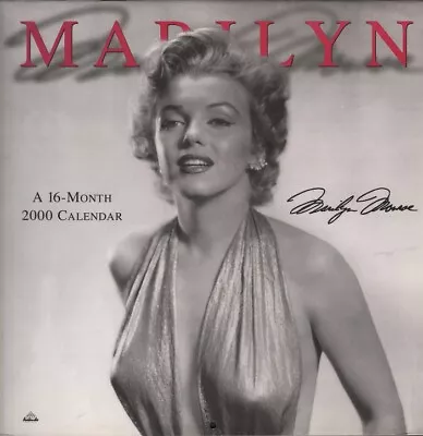 MARILYN MONROE - Official 2000 MARILYN MONROE CALENDAR - BRAND NEW & SEALED • £8.75