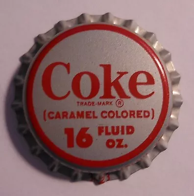 Vintage Coca Cola  16 Oz ..cork..unused..Soda Bottle Cap.. Minty! • $3.99