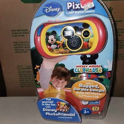 Disney Pix Jr Digital Camera Mickey Mouse Clubhouse Durable Rugged Kids Toy NEW • $38.80