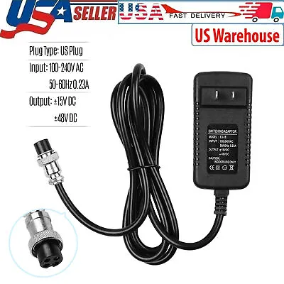 Universal Mixing Console Mixer Power Supply AC Adapter 4-Pin Round Connector • $12.12