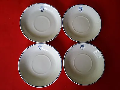 4 Rorstrand Gustavsberg Royal Swedish Yacht Club Under Plate Sweden Mid Century • $35