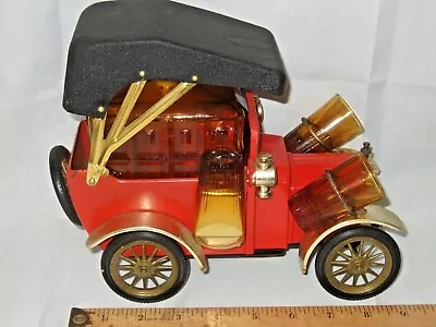 Liquor Antique Car Vintage Decanter Set Music Box Plays “How Dry I Am” • $125