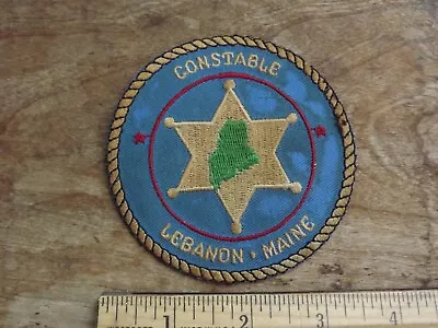 Lebanon Maine Constable Patch • $5.50