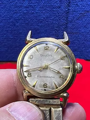 ‼️bulova‼️  Vintage Mens Watch Wristwatch. Ss-51 **rough But Working** • $10.50