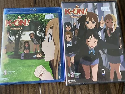 K-ON! Complete Season 2 DVD Blu Ray Sentai Filmworks Eps 1-27 English • $62.55