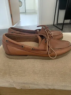 £11.50 • Buy Rockport Boat Deck Shoes / Brown / Size 9