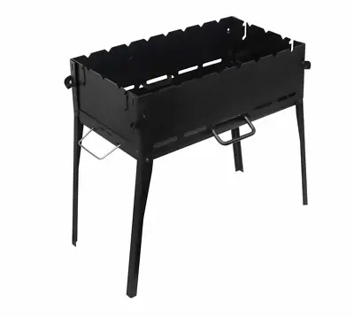 Portable Barbeque BBQ Kabab Shashlyk Grill Mangal Мангал Stove 8 Skewer Brazier • $149.15