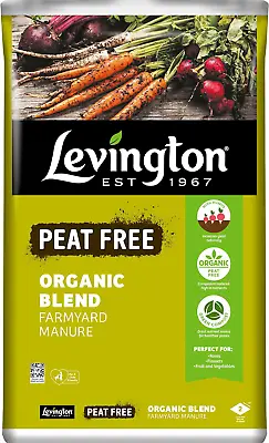 Levington Farm Yard Manure Organic Blend 50L • £17.50