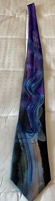 Jerry Garcia Tie Banyan Tree Ii Collector's Edition Blue/purple 3 1/2  X 63 1/2  • $1.99