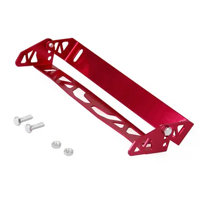 $11.82 • Buy Aluminum Alloy Adjustable Rotating Number JDM Car License Plate Frame Holder RED