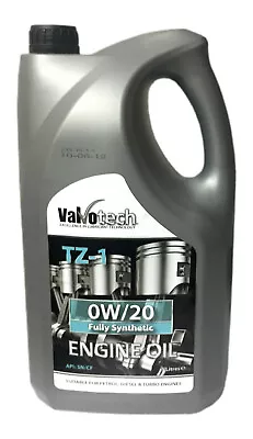 £24.85 • Buy 0W20 Fully Synthetic Engine Oil Car Van 5 Litre 5L Valvotech
