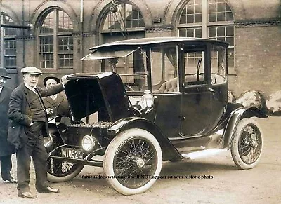 Thomas Edison Electric Car PHOTO 1913 Inventor Genius • $5.68