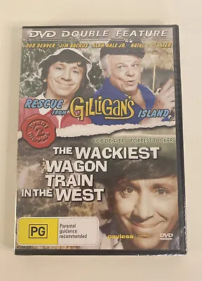 £6.85 • Buy Gilligans Island & Wackiest Wagon Train In The West DVD Bob Denver New Sealed