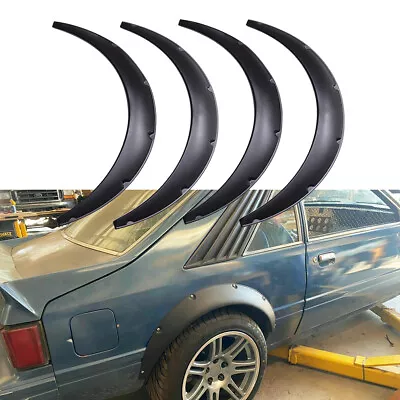 For Ford Mustang Foxbody 78-93 4PCS Fender Flares Arch Extra Wide Body Kit 4.5  • $66.17