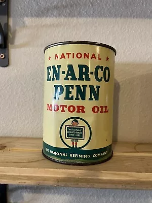 En-Ar-Co Penn Oil Can Vintage Quart • $5.50