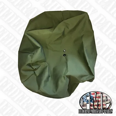 Canvas Tire Cover 37” Tires Green Fits Military Humvee Spare Cover M998 Carrier • $169.95