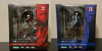 Devil May Cry 3 Dante & Vergil PVC Figures  1/8 Scale Kotobukiya ARTFX DMC3 • $509.99