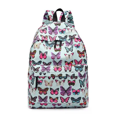 £9.99 • Buy Boys Girls Retro Backpack Rucksack School College Travel Laptop Canvas Bag