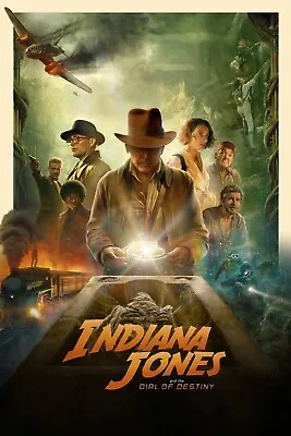 New Indiana Jones And The Dial Of Destiny Movie Poster Premium Art Size A5-a1 • $4.50