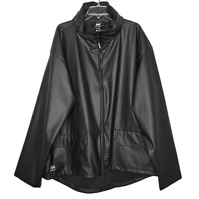 Helly Hanson Mens Rain Jacket 3XL Voss Waterproof Windproof Reflective Workwear • $59.99