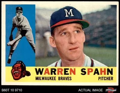 1960 Topps #445 Warren Spahn Braves HOF 6 - EX/MT • $86.50