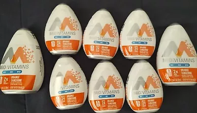 8 Mio Orange Tangerine 0 Cals Squeeze Water Liquid Enhancer Mix Drink B Vitamin • $34.95