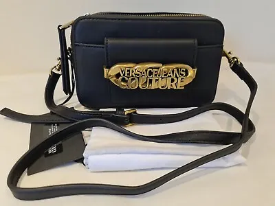 Versace Jeans Couture Black Shoulder Across Body Bag Brand New With Tags • £149.99