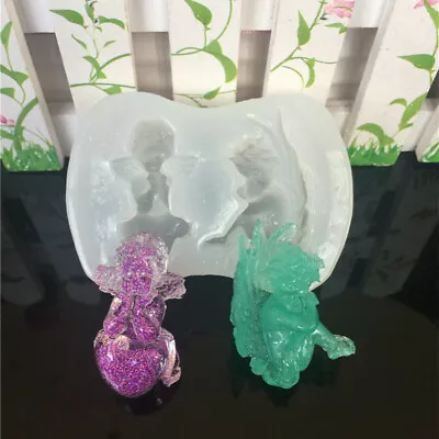 £2.79 • Buy Angel Fairy Silicone Pendant Mold Jewellry Making Resin Mould Epoxy Casting Tool