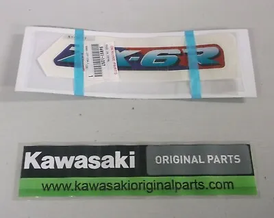 Kawasaki NINJA ZX6R 95-97 RH UPPER COWLING DECAL 560511257 • £7.99