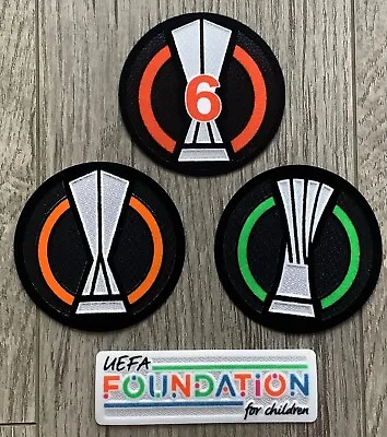 Uefa Europa League 2021/22 + Uefa Foundation For Children Patches Set • $8.88