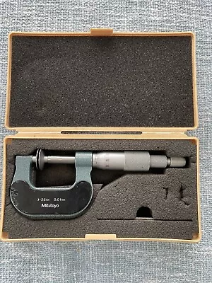 Mitutoyo 0-25mm Disc Micrometer  • £30