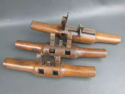 Set Of 3 Vintage Wooden Coachmakers Router Planes Old Tools • $96.79