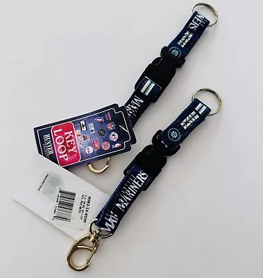 Lanyard Key Loop - Seattle Mariners Key Loop Set Of 2  MLB Swivel Keychain NWT • $10