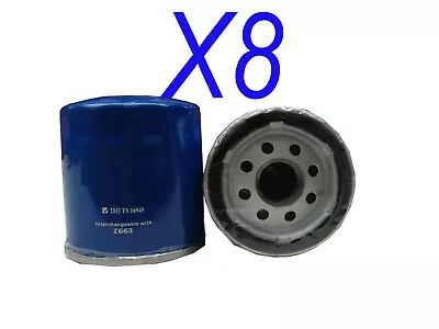 8X Oil Filter Fits Z663 For Holden Commodore ZB 2.0 2017 - 2021 • $48.07