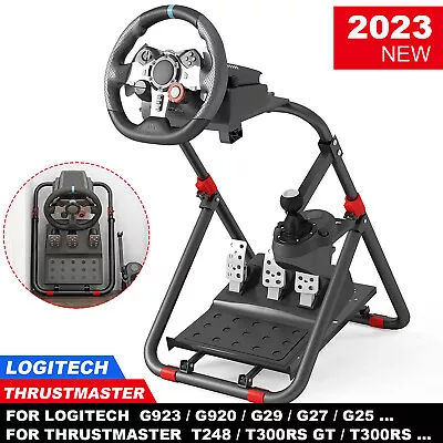 $108.95 • Buy Folding Racing Steering Wheel Stand Fr Logitech G23 G27 G920 G29 PS4 PS5 Xbox PC