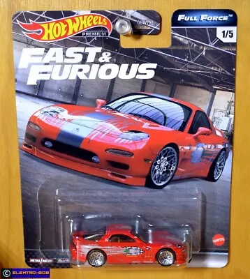 Hot Wheels Mazda RX-7 FD Rotary [Fast & Furious] Premium-New/Sealed/VHTF [E-808] • $28