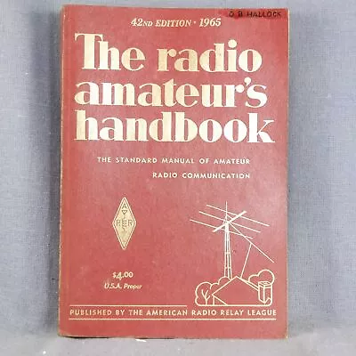 1965 The ARRL The Radio Amateurs Handbook Great Condition Front & Side View • $27.95
