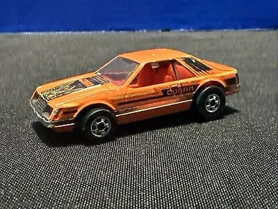 Vintage Hot Wheels Ford SVO Mustang Turbo Cobra Orange Fox Body 1979 Original • $15