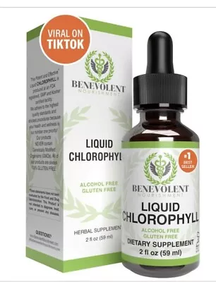 Chlorophyll Liquid Drops - Energy Boost | Immune System Support - 100% Natural • $35