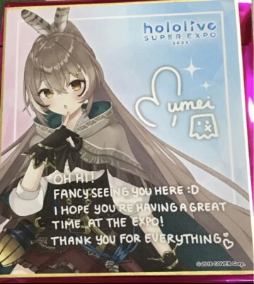 £48.44 • Buy Hololive EXPO 2023 Limited Nanashi Mumei Shikishi JAPAN Vtuber