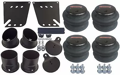 $432 • Buy Front & Rear Air Ride Suspension Brackets & 4 2600 Bags For 1958-64 Chevy Impala