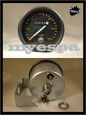 Vespa Speedometer Speedometer Speedo PX Old P PE 80 125 150 200 E LML NV 1st Series • $37.86