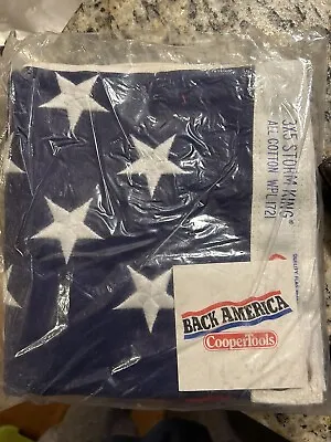 Vintage Storm King American Flag - 50 Stars - 3 X 5 Cotton Wpl1712 - Made U.s.a. • $66