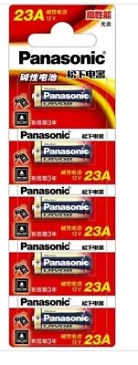 5x Panasonic 23A 23AE MN21 23 A23 23GA  LRV08 -12V Remote  - Alkaline -New Stock • $10.99