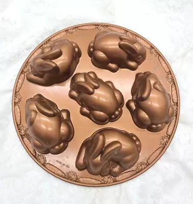 NORDIC WARE Baby Bunny Rabbit Cakelet Pan Mold EASTER 4.5 Cups 1 Liter • $33.60