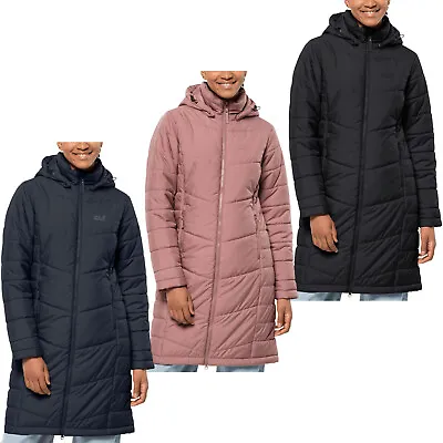 Jack Wolfskin Womens North York Windproof Insulated Quilted Jacket Coat • £97.50