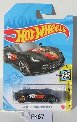 Hot Wheels HW Speed Graphics Corvette C7 Z06 Convertible 4/10 FNQHotwheels FK67 • $4.36