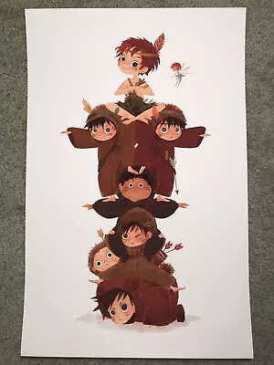 Disney Peter Pan The Lost Boys Tinkerbell Mondo Movie Print Poster Gemma Roman • $99.99